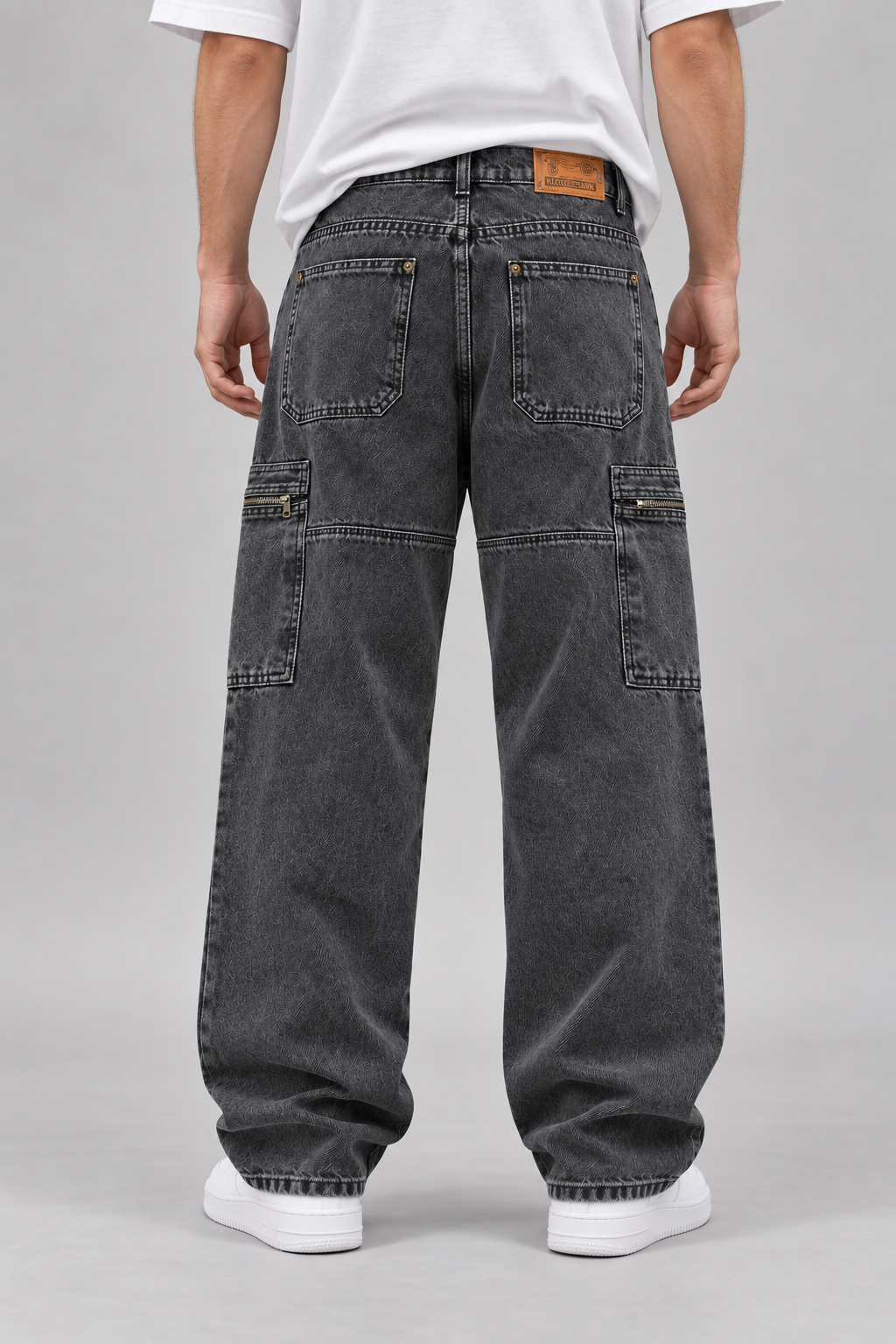 KULTURA Six Pocket Black Grey