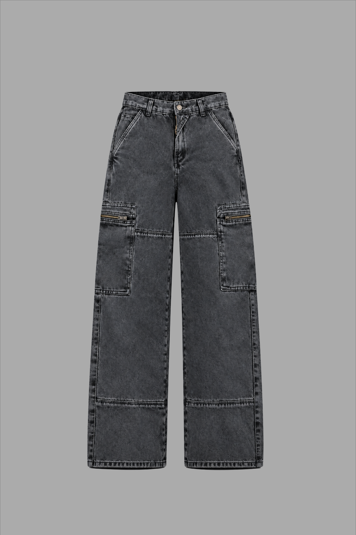KULTURA Six Pocket Black Grey